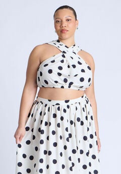 Plus Size Faux Wrap Tops
