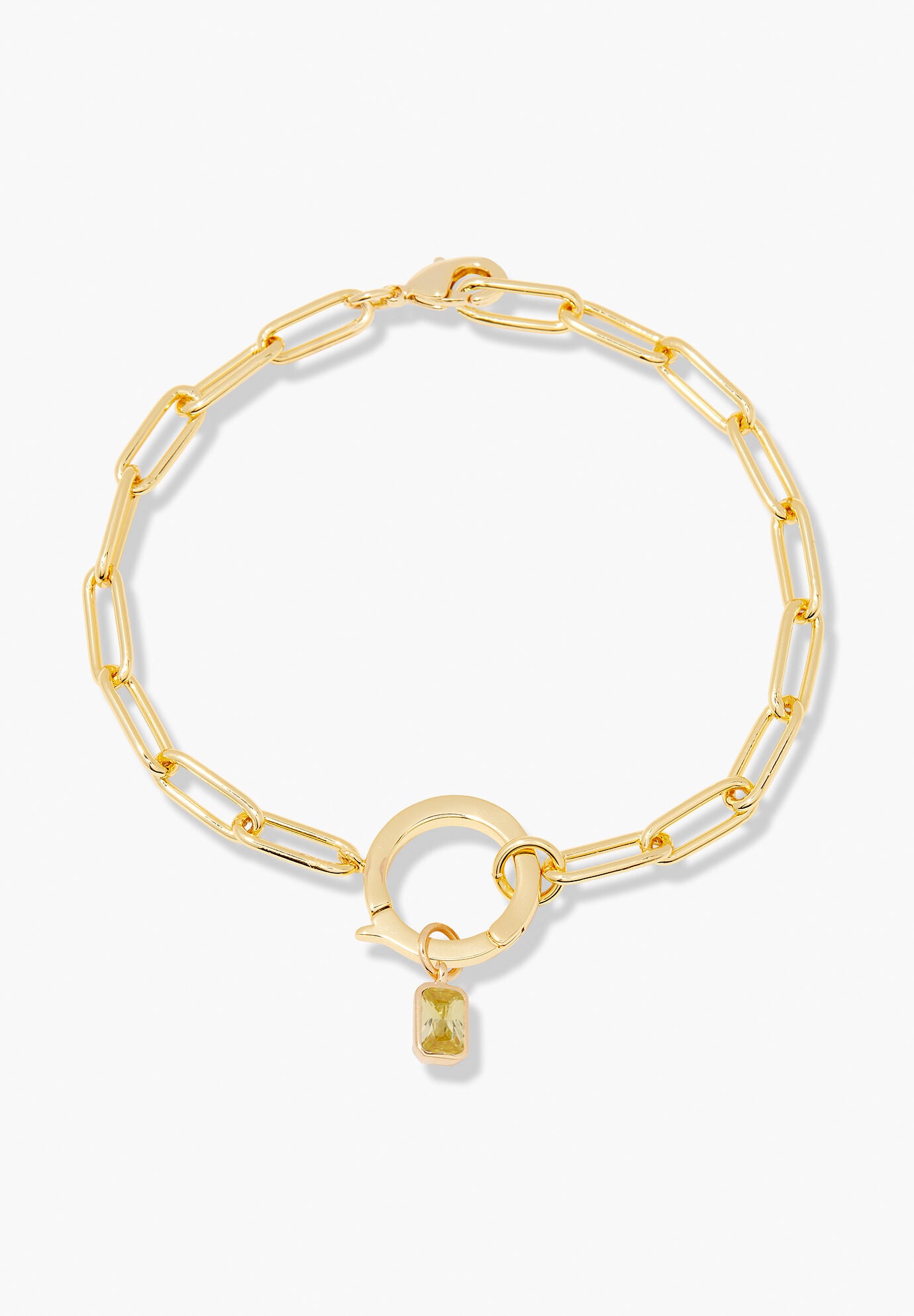 Colette Gold Birthstone Bracelet, AUGUST, hi-res image number 0