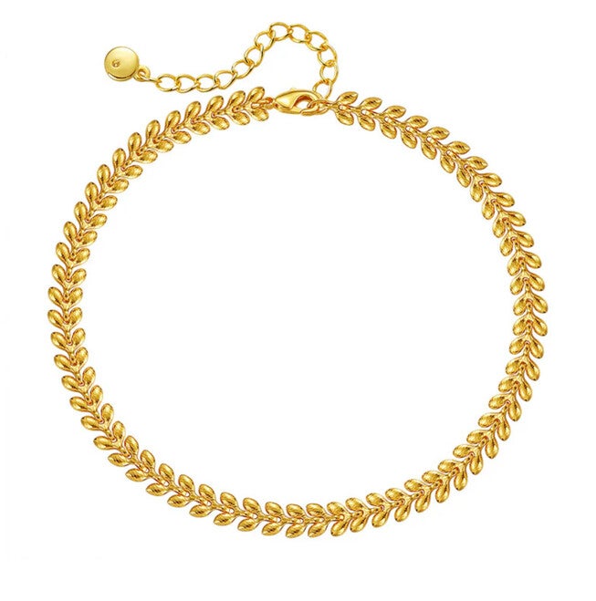 Lauretta Anklet, GOLD, hi-res image number 0