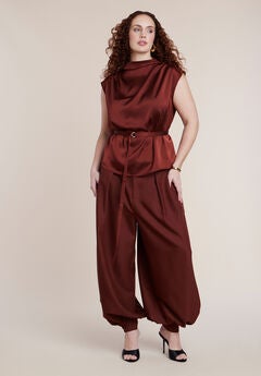 Balloon Trouser With Pleats
