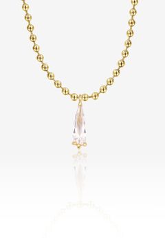 CZ Drop Necklace