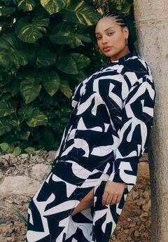 Printed Cover-Up Top