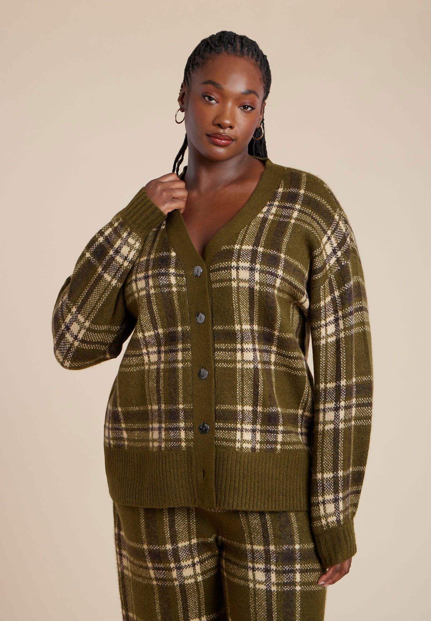 Printed Longline Cardigan