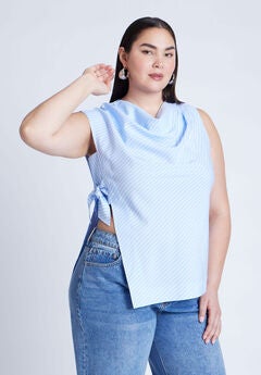Asym Tie Top
