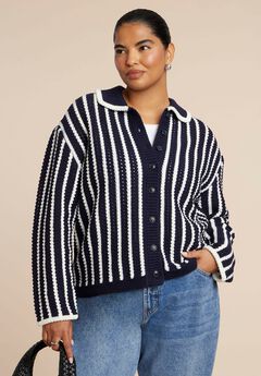 Striped Cardigan