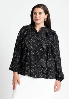 Ruffle Detail Blouse