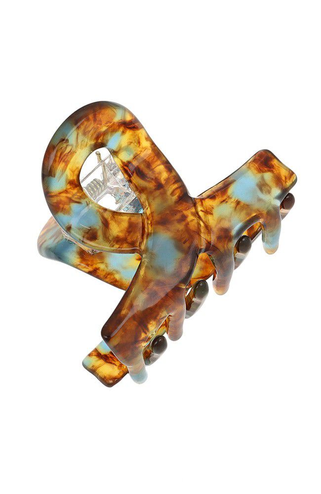 Dolly Claw Clip, WALNUT, hi-res image number 0