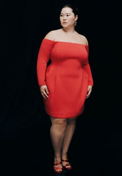 Plus Size Red Dress Outfit