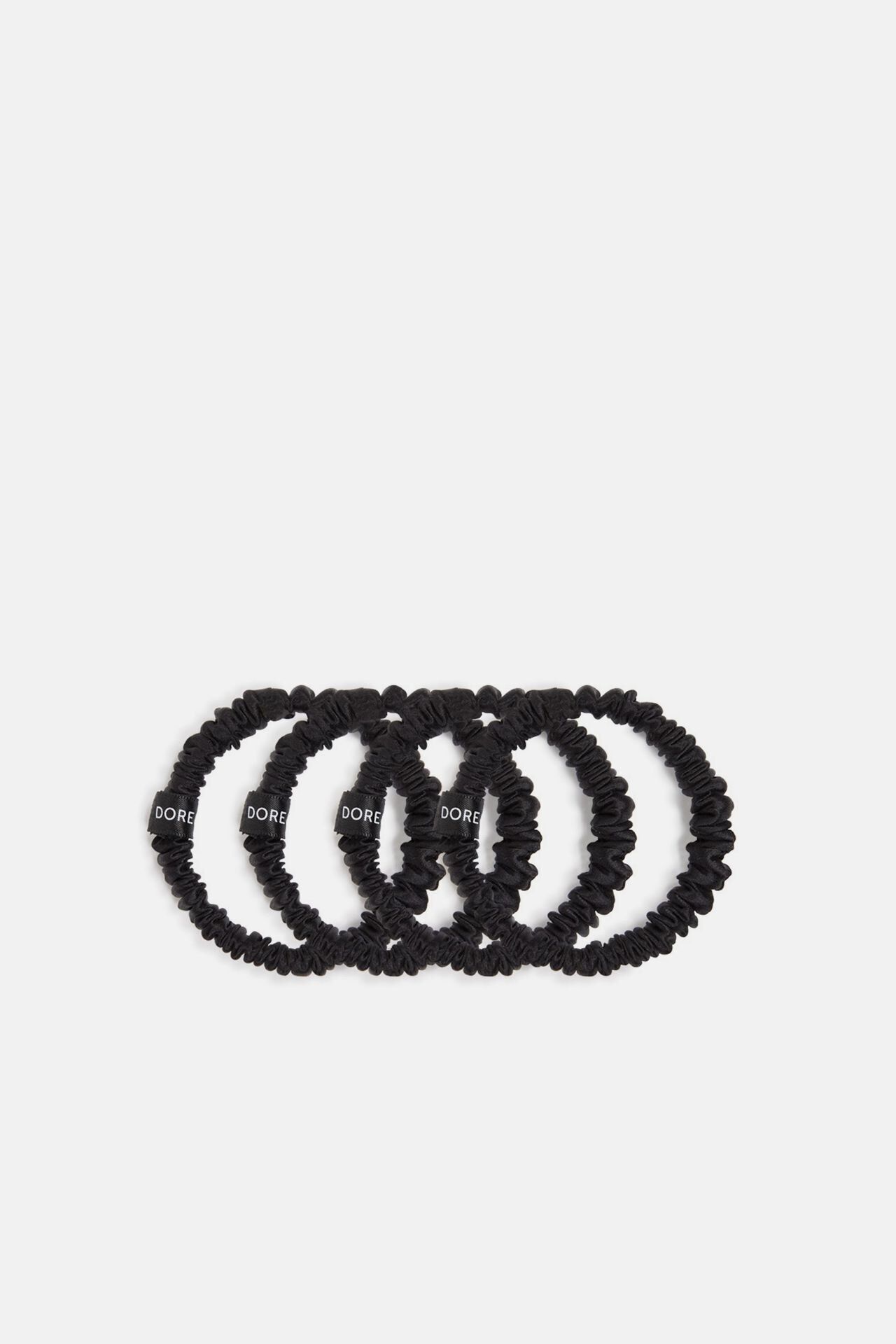 Scrunchie Set Black, BLACK, hi-res image number 0