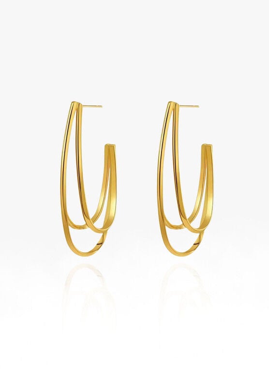 Scottie Earrings, GOLD, hi-res image number 0