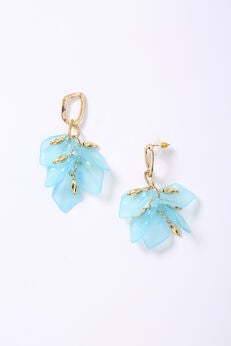Floral Petal Cluster Earrings