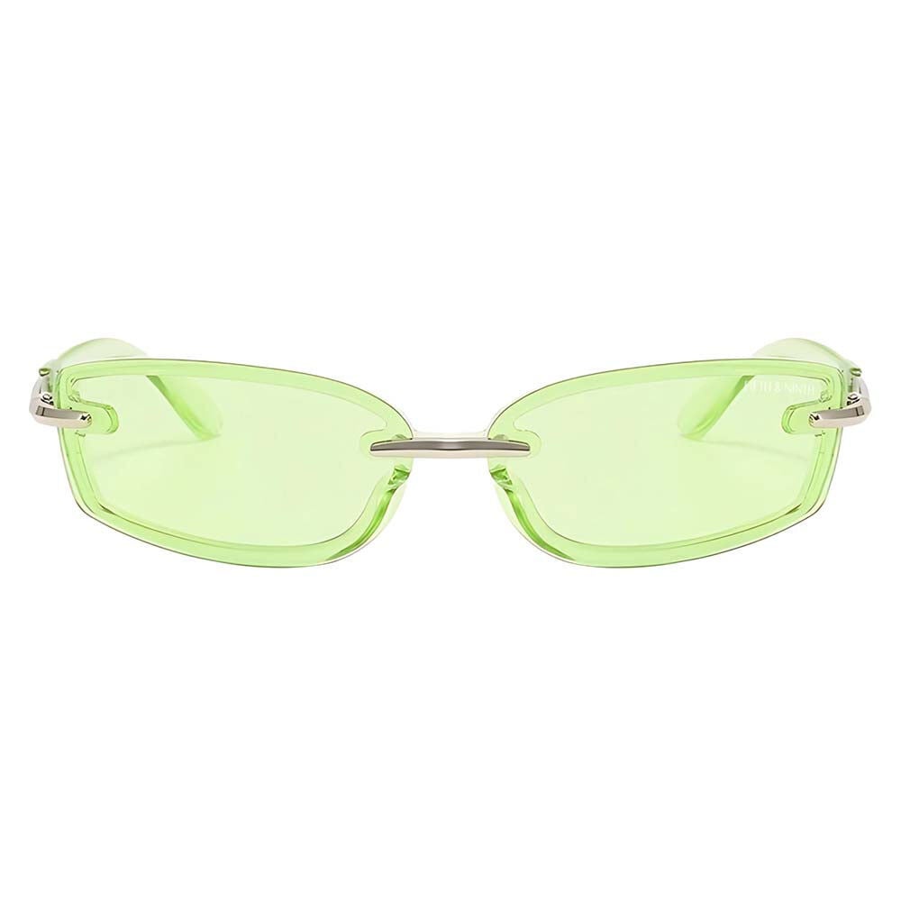 Zuri Sunglasses, GREEN AND SILVER, hi-res image number 0