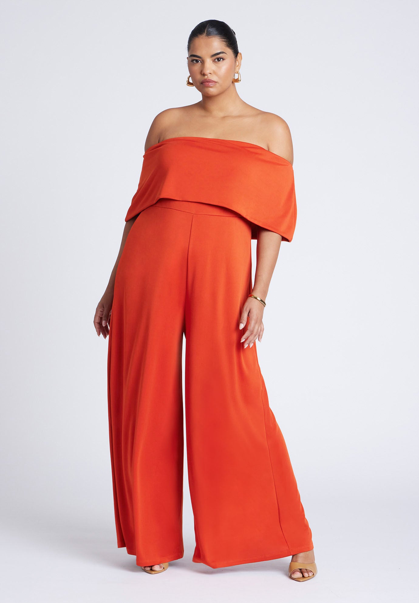 Off Shoulder Jumpsuit, AUTUMN, alternate image number 2