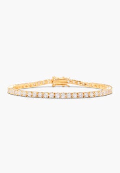 Isabella Vermeil Gold Tennis Bracelet