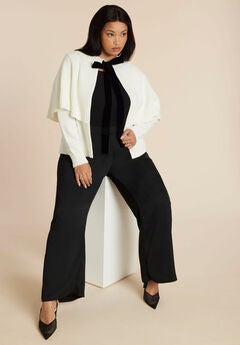 Plus Size Draped Cardigans
