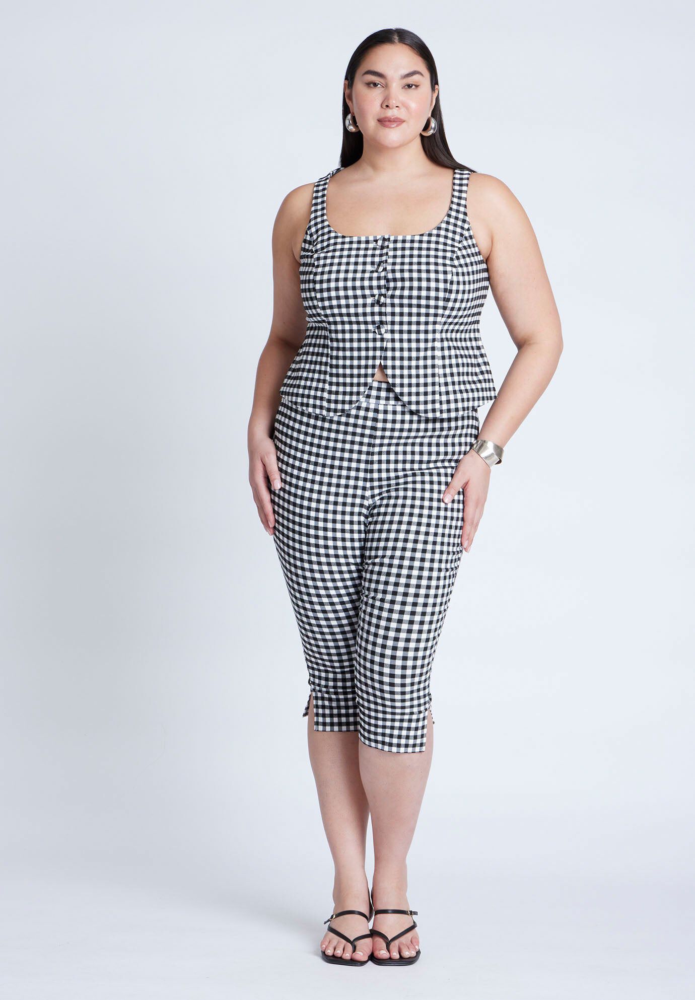 Gingham Capri Legging