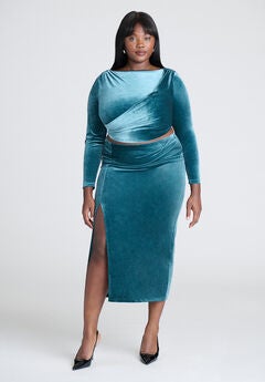 Fashionable Plus Size Maxi Skirts