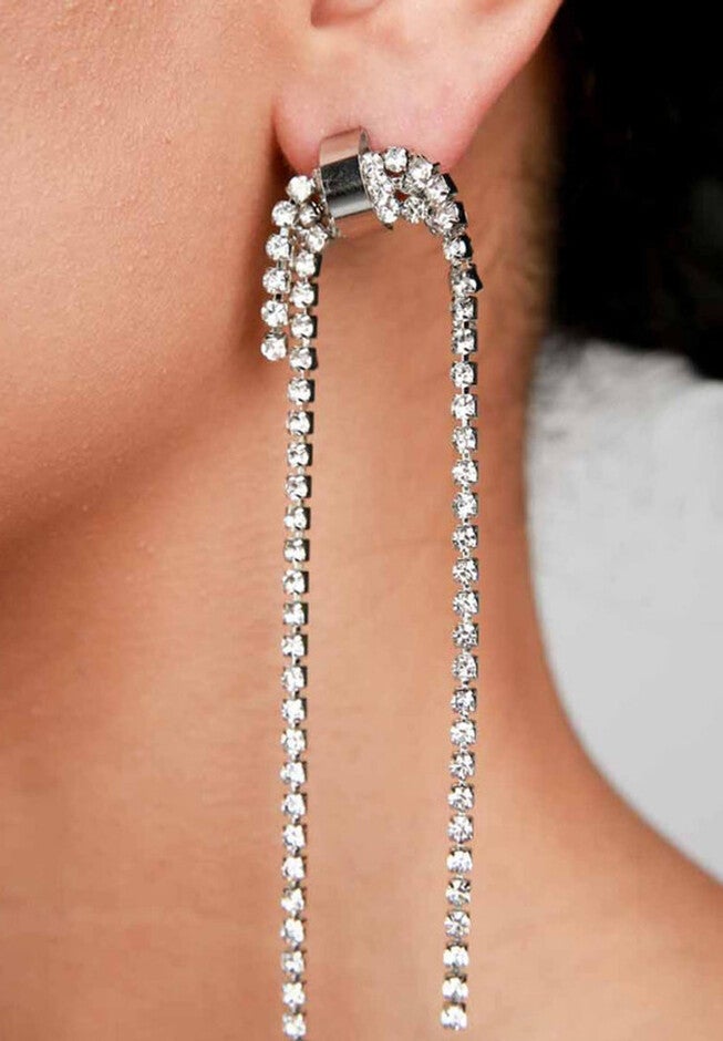 Vivian Earrings, SILVER, alternate image number 1