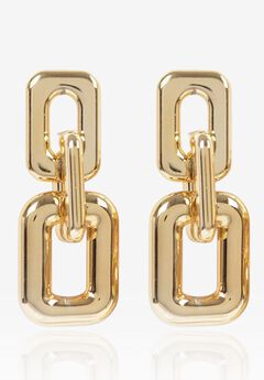 Gold Fashion Earrings