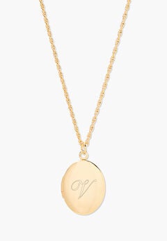 Isla Initial Oval Locket