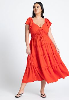 Ruffled Tiered Maxi Dress