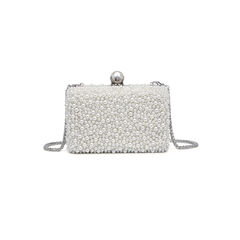 Idina Pearl Studded Evening Bag