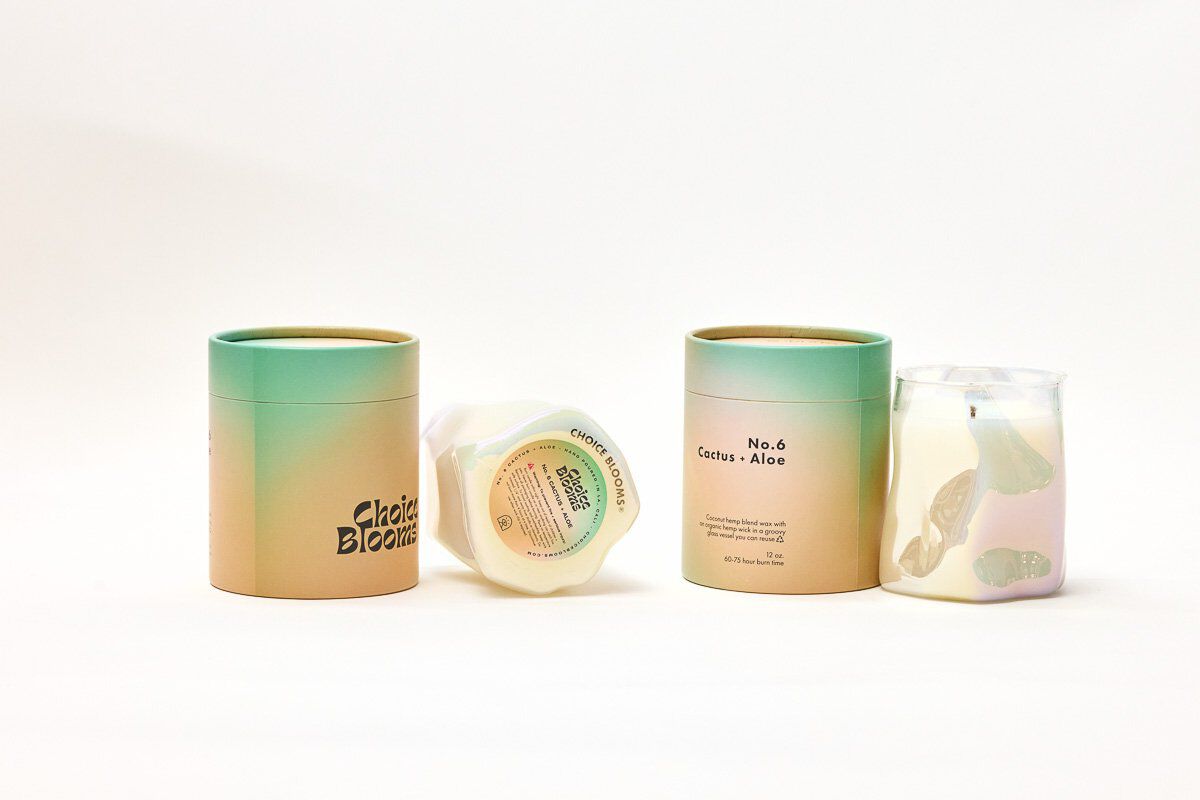 12 oz. No. 6 Cactus + Aloe Candle, NO.6 CACTUS ALOE, alternate image number 2