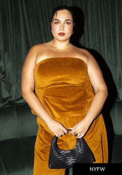 Corduroy Peplum Bustier