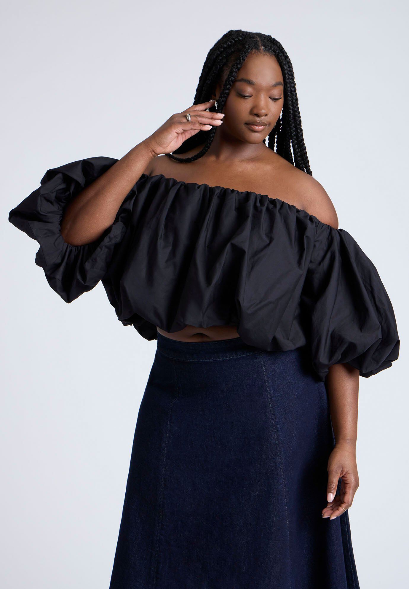 Plus Size Off The Shoulder Blouse | ELOQUII