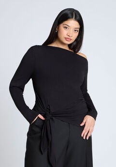 Asym Top With Tie