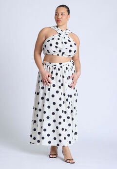Flowy Printed Maxi Skirt