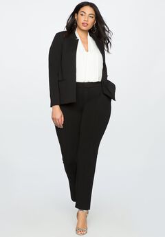 Plus Size Black Stretch Leggings