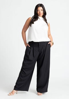 The Fluid Crepe Wide Leg Pant