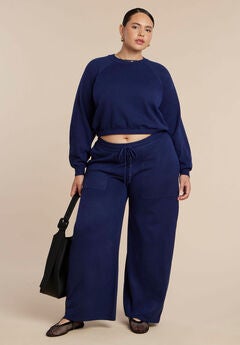 Drawstring Detail Sweater Pant