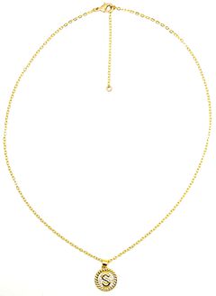 Lustre Initial Necklace