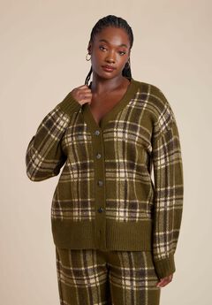 Printed Longline Cardigan