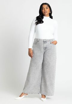 The Yvette Rigid Wide Leg Jean