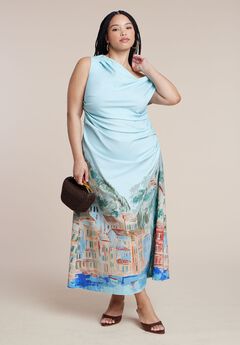 One Shoulder Maxi Dress