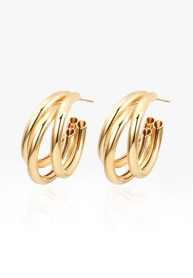 Dora Earrings, GOLD, hi-res image number 0