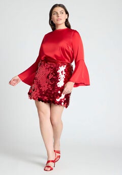 Paillette Sequin Mini Skirt