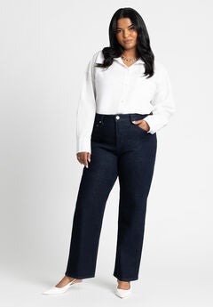 Plus Size Medium Wash Jeans