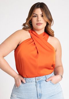 Plus Size Printed Tops