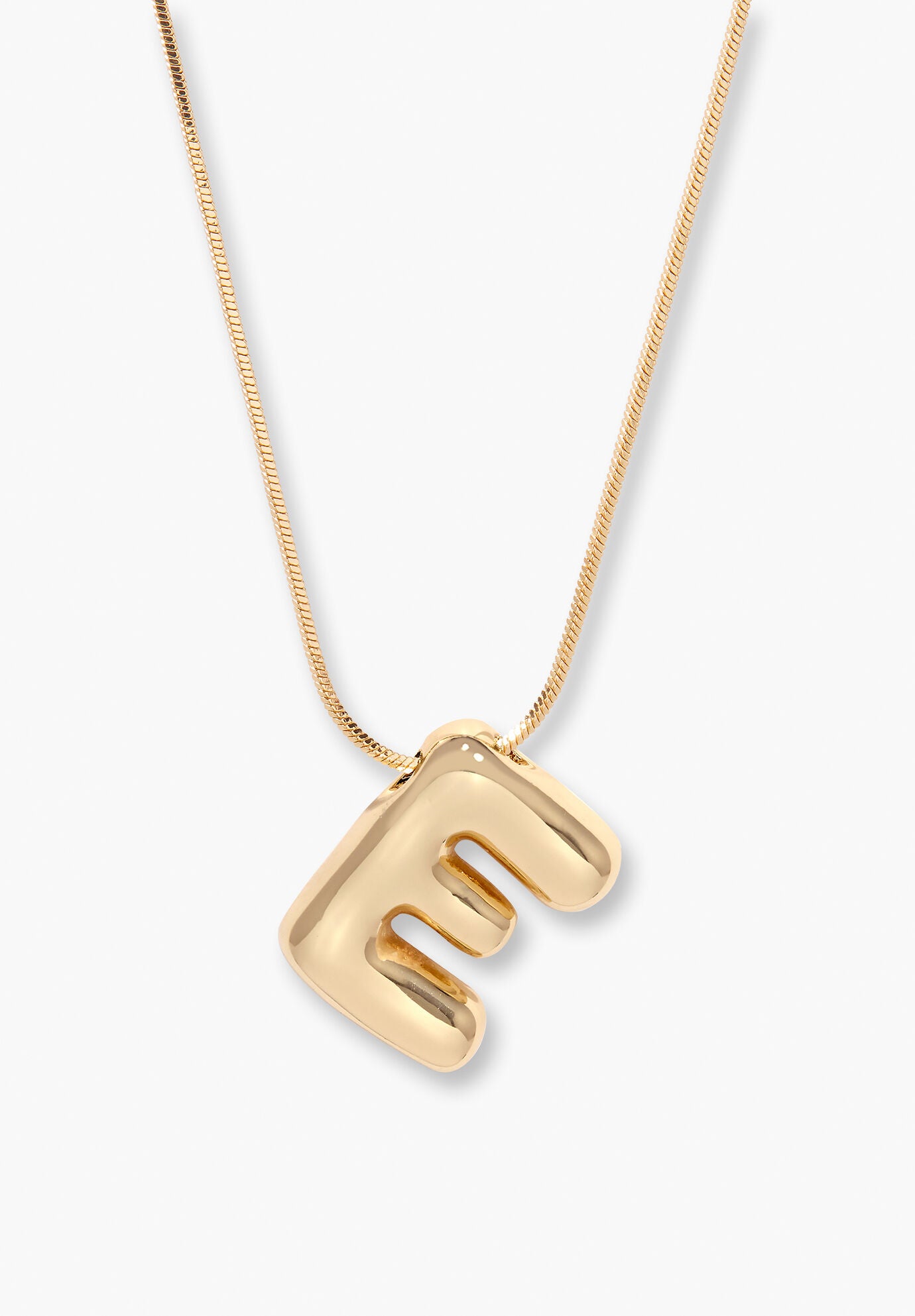 Pippa Bubble Initial Pendant, E, hi-res image number 0