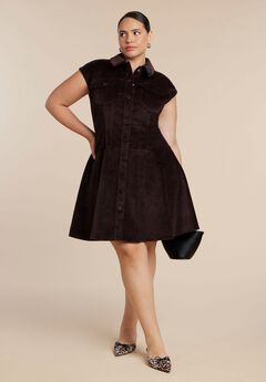 Corduroy Mini Dress