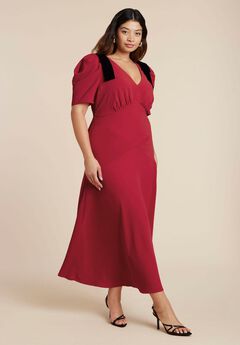 Flowy Bow Detail Maxi Dress