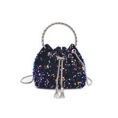 Starsha Sequin Bucket Evening Bag