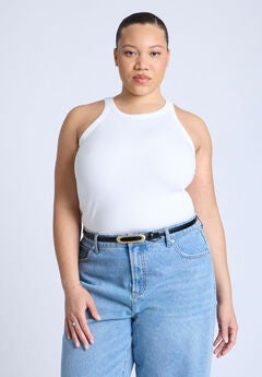 Elongated Buckle Belt