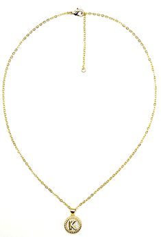 Lustre Initial Necklace