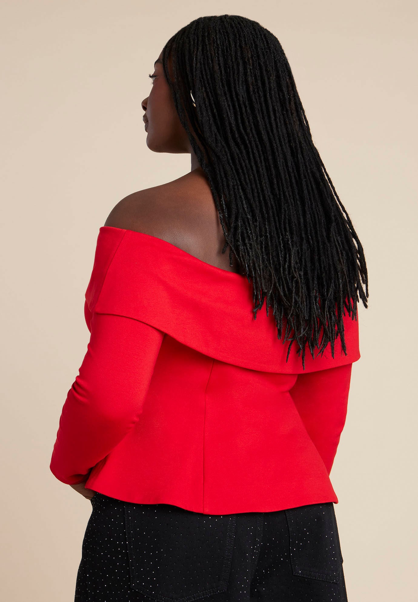 Fold Over Top With Front Button Detail, BARBADOS CHERRY, alternate image number 2