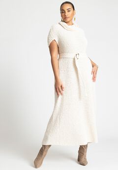 Plus Size Maxi Sweater Dress